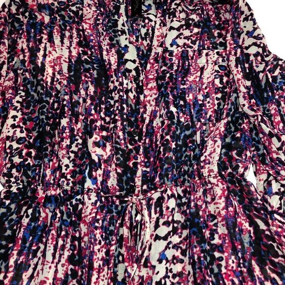 Petticoat Alley Multicolored Semi Sheer Dress - Picture 6 of 15